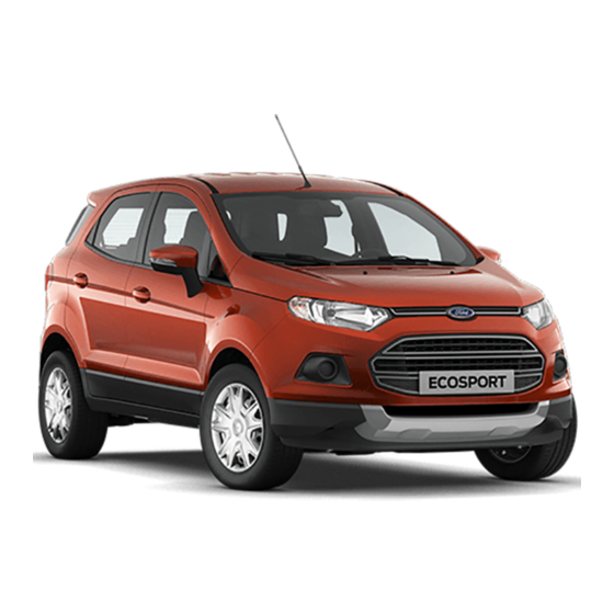 Ford ECOSPORT Manual De Usario
