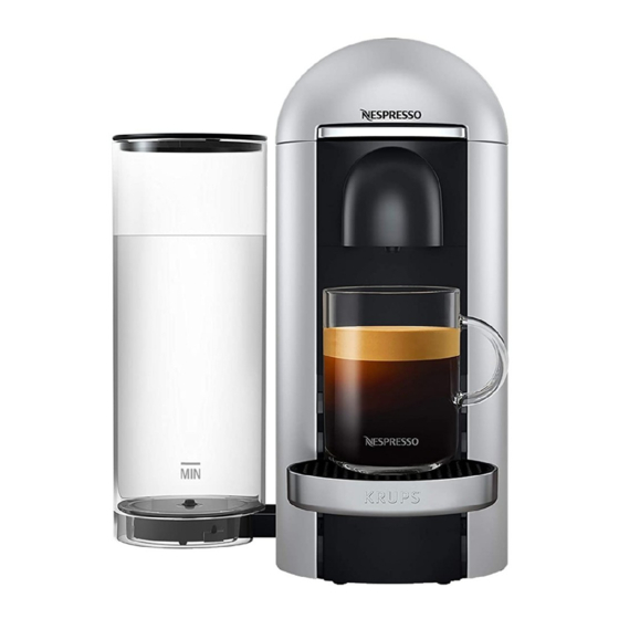 Krups Nespresso VERTUO PLUS Manual Del Usuario