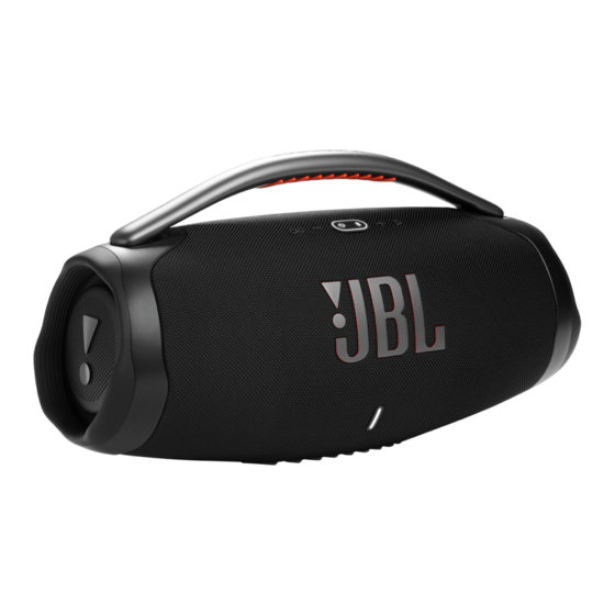 Harman JBL BOOMBOX3 Wi-Fi Manuales