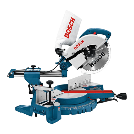 Bosch GCM 10 S PROFESSIONAL Instrucciones De Servicio