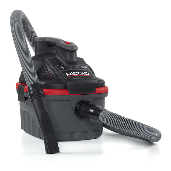 Emerson RIDGID WD40700 Manual Del Usuario