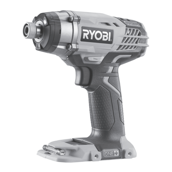 Ryobi R18ID3 Manuales