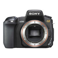 Sony DSLR-A350 Manual De Instrucciones