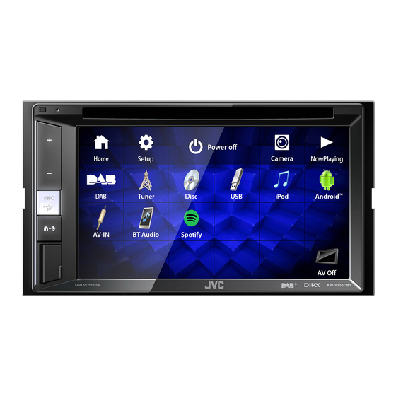JVC KW-V255DBT Manual De Instrucciones
