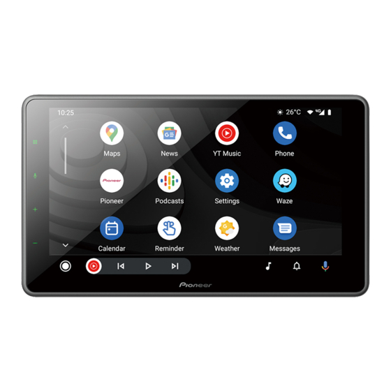 Pioneer DMH-ZF8550BT Manual De Operación