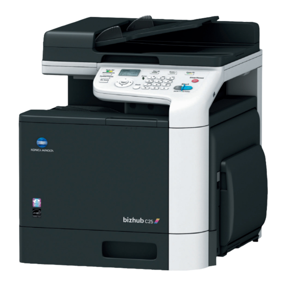 Konica Minolta bizhub C25 Manual De Instalación