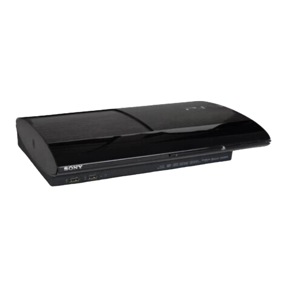 Sony PS3 CECH-4304C Manual De Seguridad Y Soporte Técnico