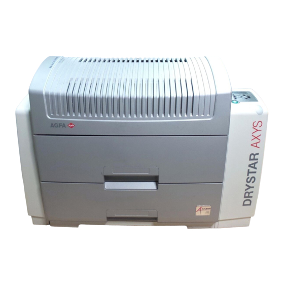 AGFA Drystar AXYS Manual De Uso
