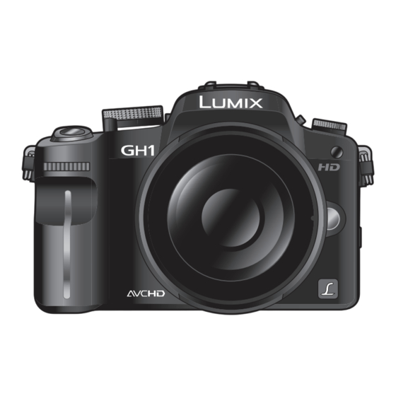 Panasonic Lumix DMC-GH1K Instrucciones De Funcionamiento