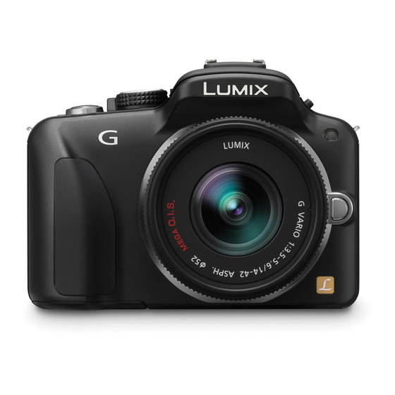 Panasonic Lumix DMC-G3K Manuales