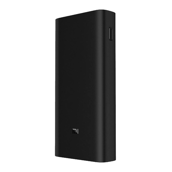 Xiaomi 20000mAh Mi Power Bank 2C Manual De Usuario