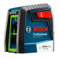 Bosch GLL 2-12 G Professional Manual Original