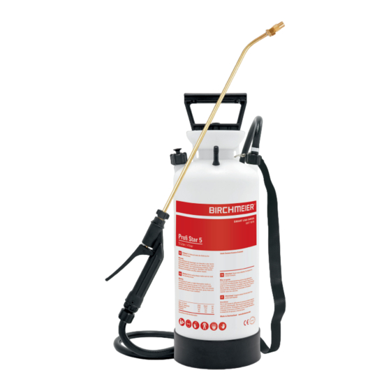 Birchmeier Profi Star 5 Instrucciones De Uso