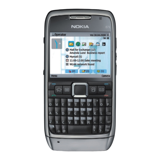 Nokia E71 Manuales