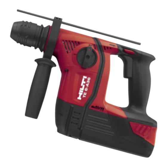 Hilti TE 6-A36 Manual De Instrucciones