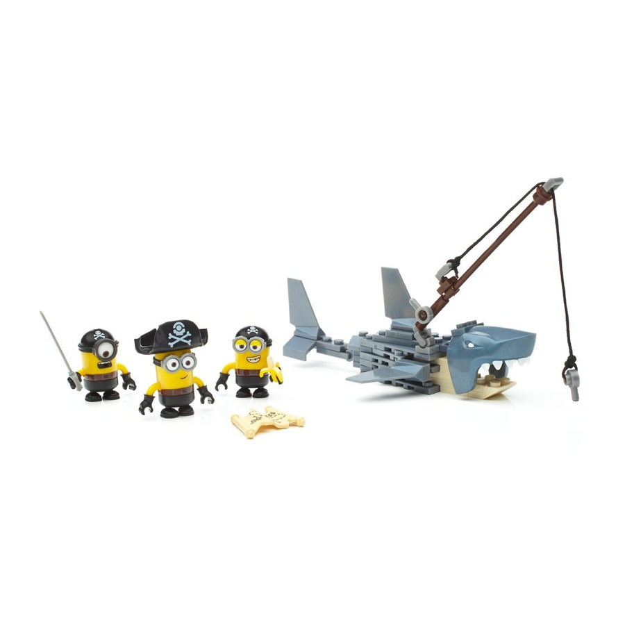 Mega Bloks Minions Shark Bait Manual Del Usuario