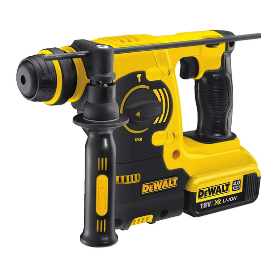 DeWalt DCH143 Traducido De Las Instrucciones Originales