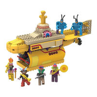 K'Nex The Beatles Yellow Submarine BUILDING SET Instrucciones De Montaje