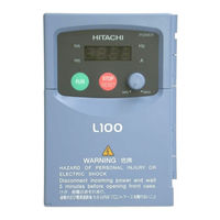 Hitachi L100 Serie Manual De Instrucciones