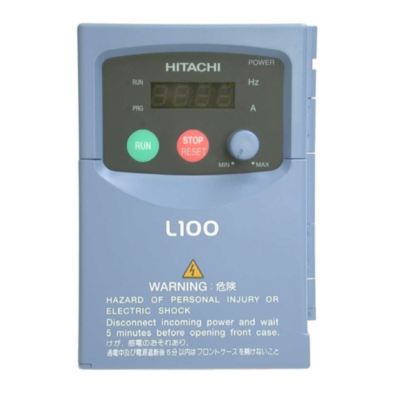 Hitachi L100 Serie Manuales