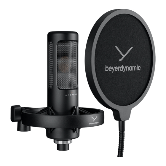 Beyerdynamic M PRO X Serie Manual Del Usuario