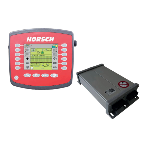 horsch AutoForce Manual De Instrucciones