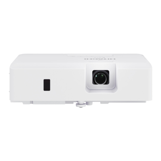 Hitachi CP-EX3051WN Manual De Usuario (Detallado