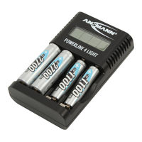 ANSMANN POWERLINE 4 LIGHT Manual De Instrucciones