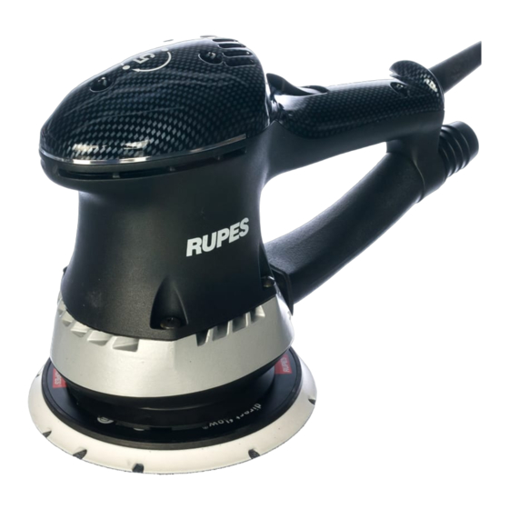 Rupes ER05TE Traducción De Manual De Instrucciones Original