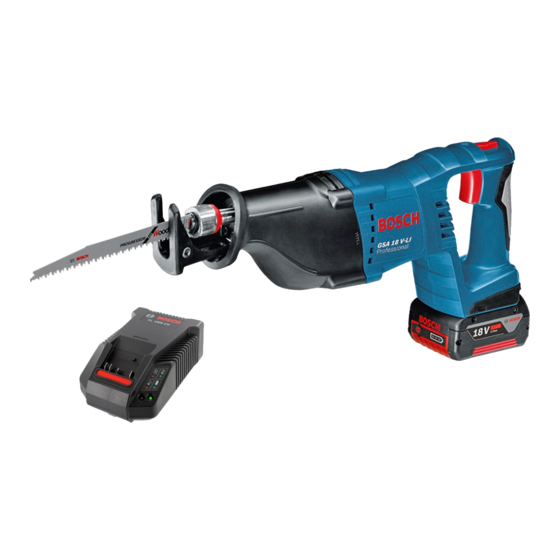 Bosch Professional GSA 18 V-LI Manual Original