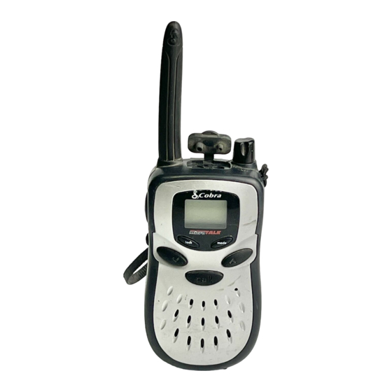 Cobra microTALK FRS 225 Instrucciones Operativas