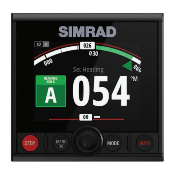 Simrad AP 44 Guía Rápida