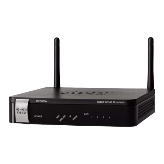 Cisco RV180 Guia De Inicio Rapido