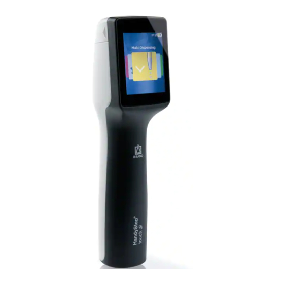 BrandTech HandyStep touch Instrucciones De Manejo