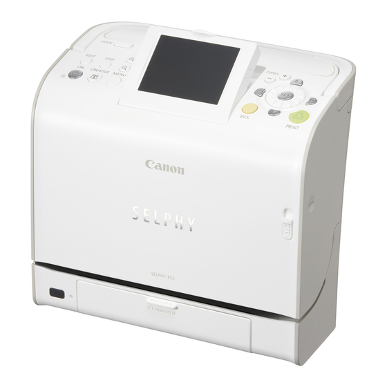 Canon SELPHY ES2 Guia Del Usuario