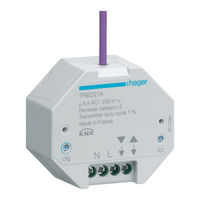 Hager TRB221A Manual Del Usaurio