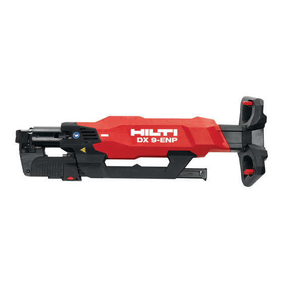 Hilti DX 9–ENP Manual De Usario