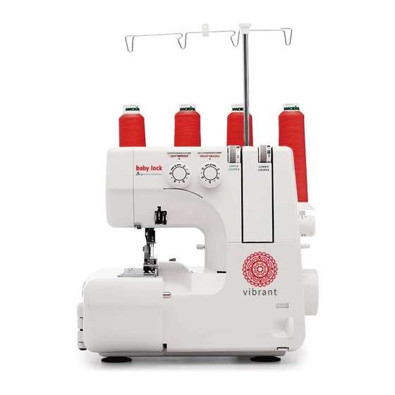 Baby Lock vibrant BL460B Manual De Instruccion