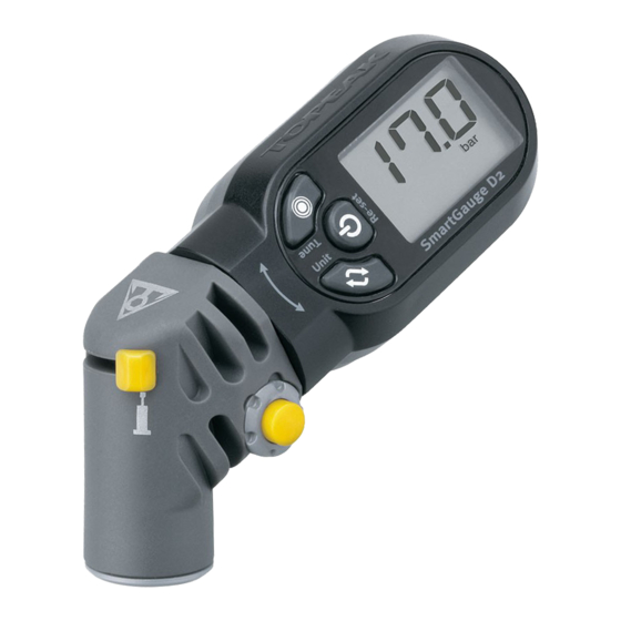 Topeak SMARTGAUGE D2 Guia De Inicio Rapido