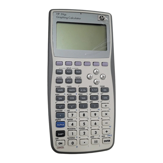 HP 39gs Guia Del Usuario
