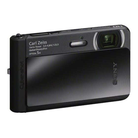 Sony Cyber-shot DSC-TX30 Manual De Instrucciones