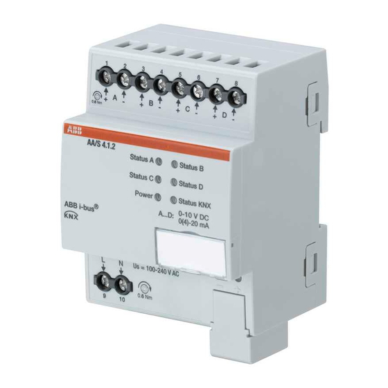 ABB i-bus KNX AA/S 4.1.2 Manual Del Producto