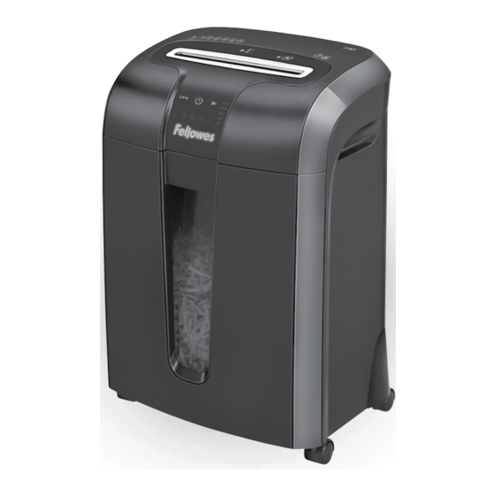 Fellowes POWERSHRED 73Ci Manual Del Usuario