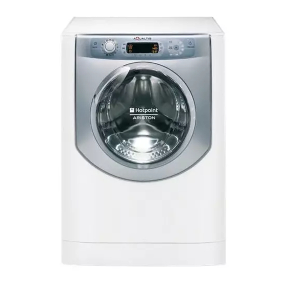 Hotpoint Ariston AQUALTIS AQM8F 49 U Manual De Instrucciones