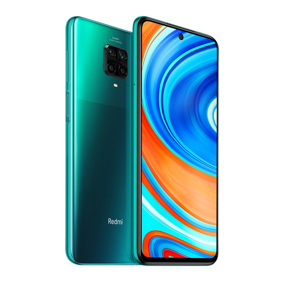 Xiaomi Redmi Note 9 Pro Manuales