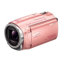 Sony handycam HDR-PJ670 Manual De Utilización