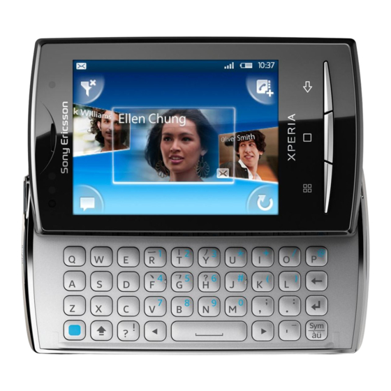 Sony Ericsson XPERIA X10 mini pro Guía Del Usuario Ampliada