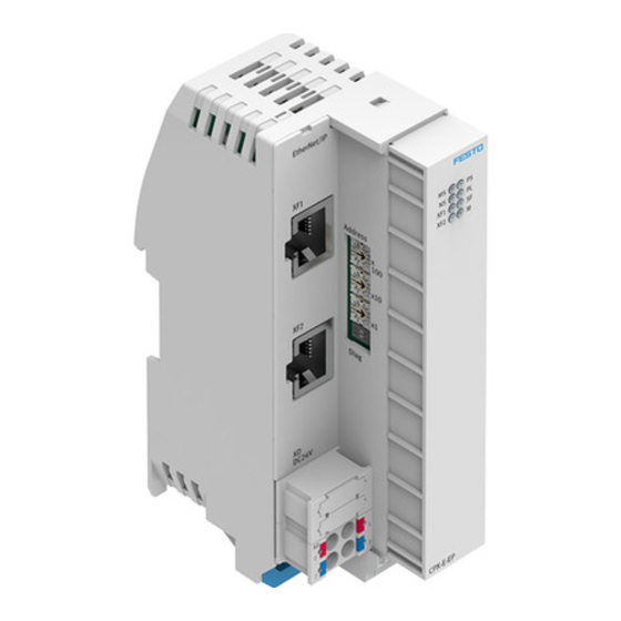 Festo CPX-E-EP Serie Manual Del Usario