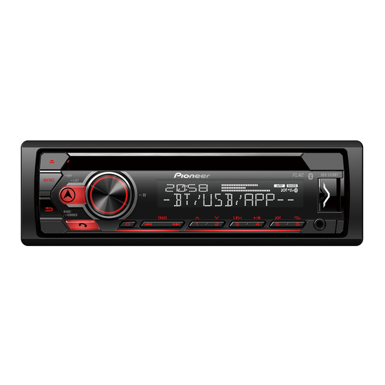 Pioneer DEH-S410BT Manual De Instrucciones