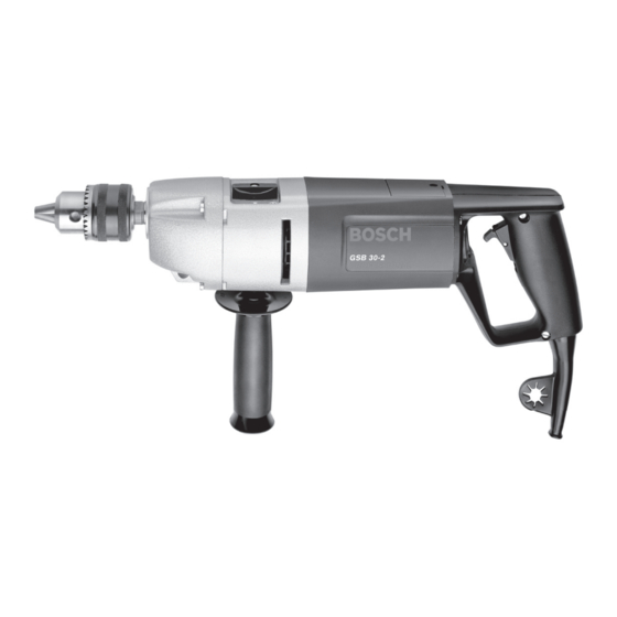 Bosch GSB 30-2 PROFESSIONAL Manuales